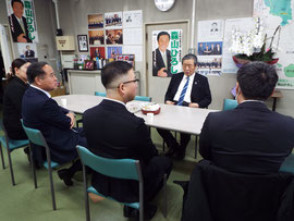 面会（霧島事務所）の写真