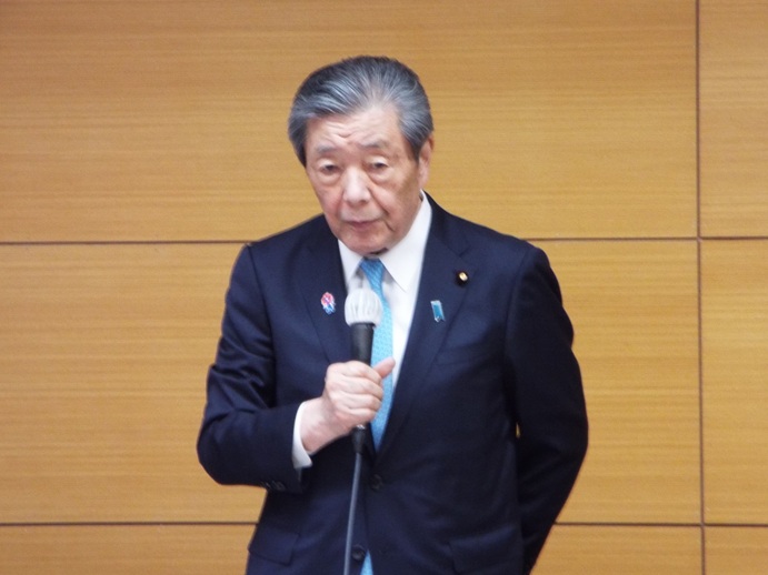 自民党県連執行部役員選対常任委員会合同会議の写真