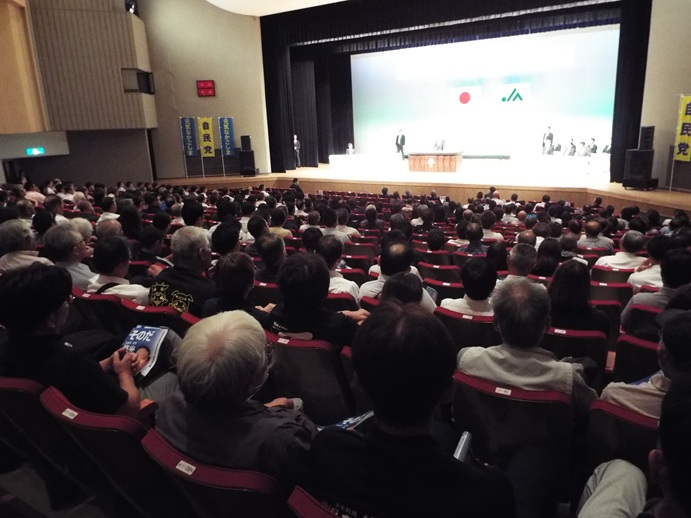 東野秀樹候補・そのだ修光候補個人演説会の写真