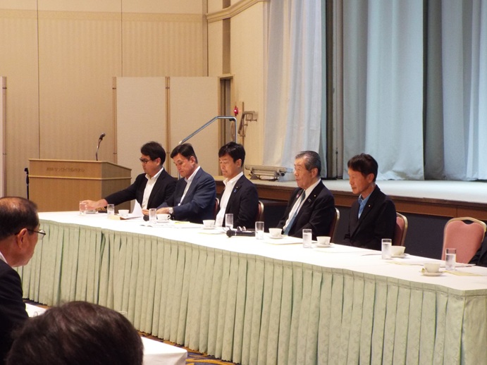 県連参院選にかかる選対会議の写真
