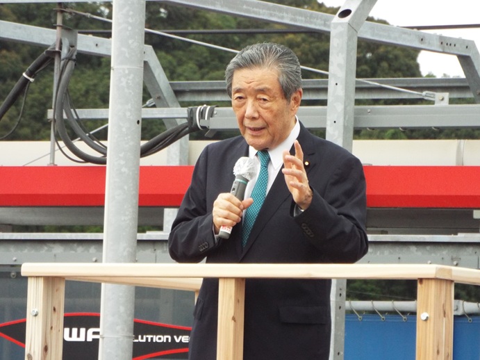 そのだ修光候補　街頭演説会の写真