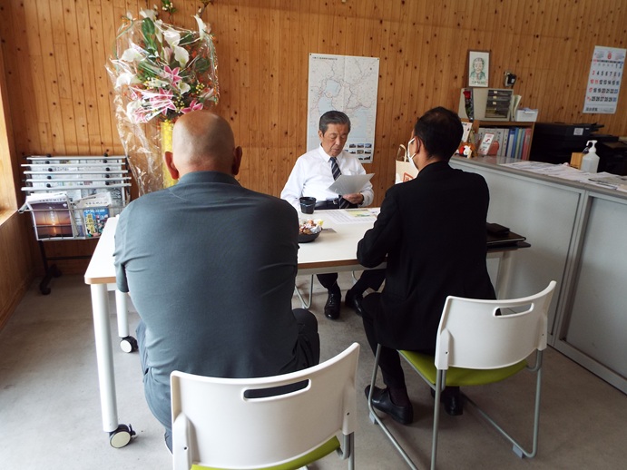 面会の写真