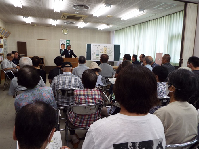 隼人嘉例川地区ミニ国政報告会の写真