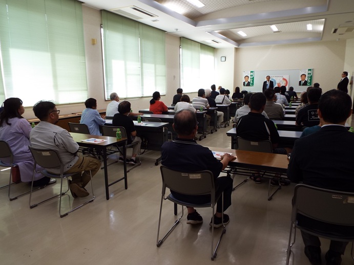 串良地区ミニ国政報告会の写真