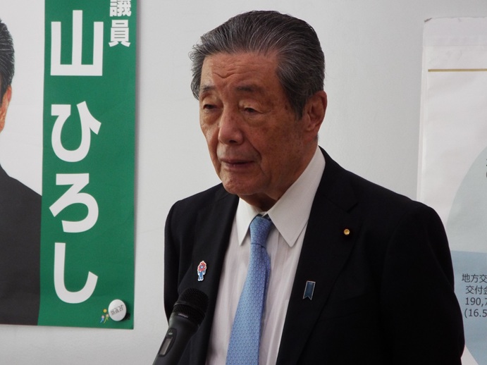串良地区ミニ国政報告会の写真