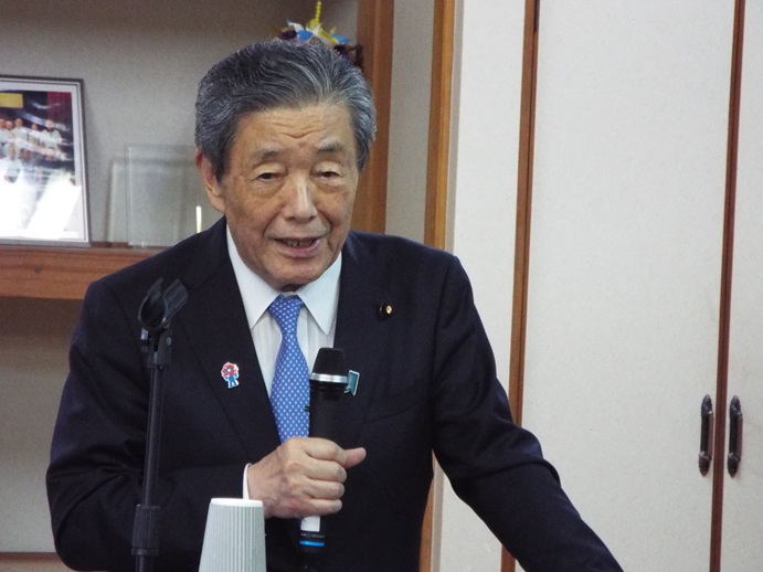 池園地区ミニ国政報告会の写真