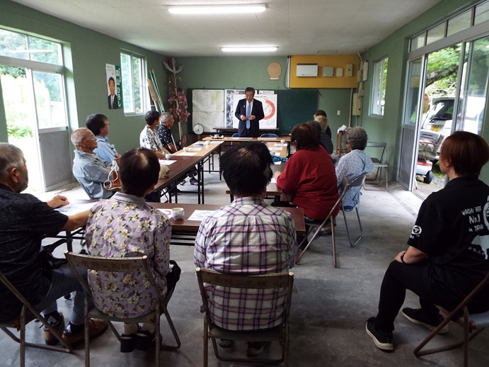 牛根岳野集落の皆様と交流会の写真