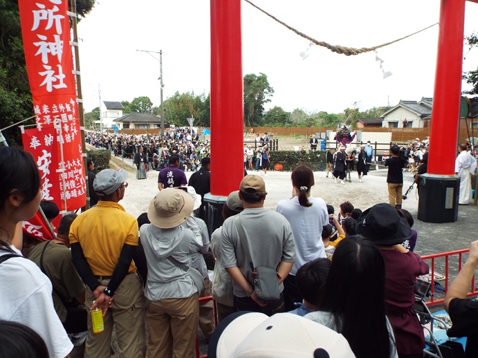 肝付町町政20周年記念「高山やぶさめ祭り」の写真
