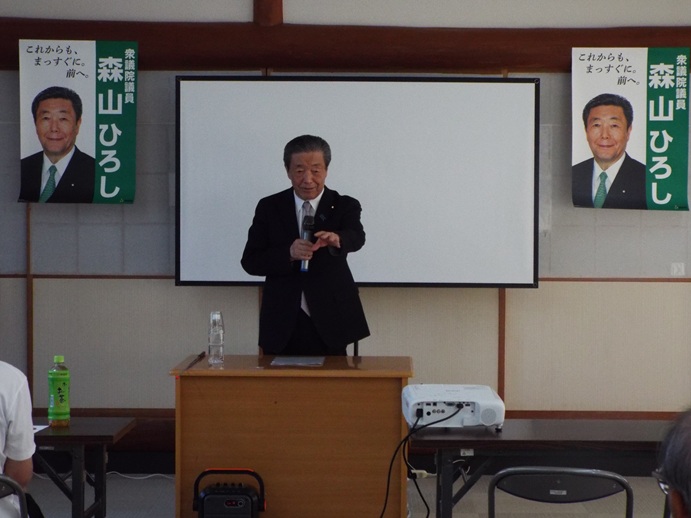 霧島隼人 住吉地区ミニ国政報告会の写真