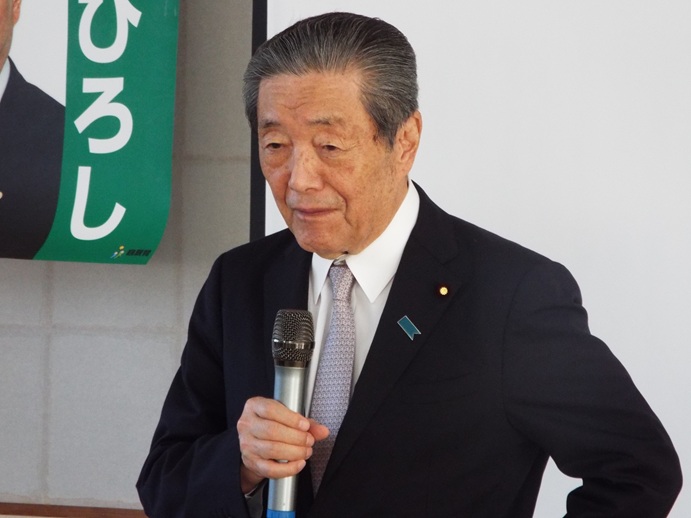 霧島隼人 住吉地区ミニ国政報告会の写真