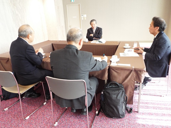 鹿東会「全特役員との意見交換会」の写真