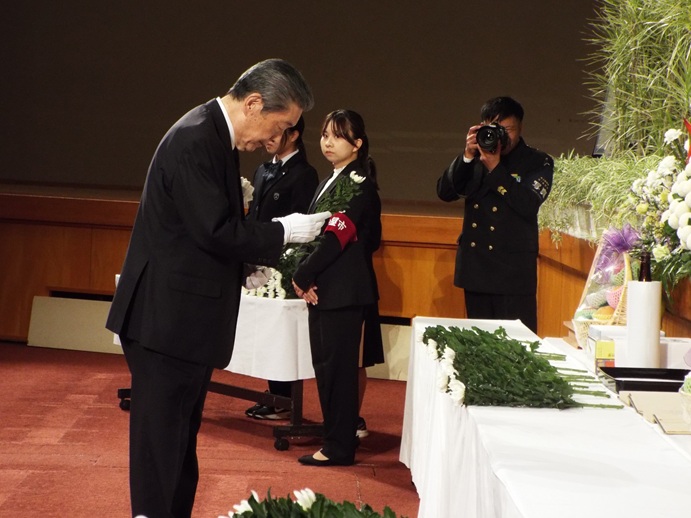 令和７年度鹿屋市戦没者合同追悼式の写真