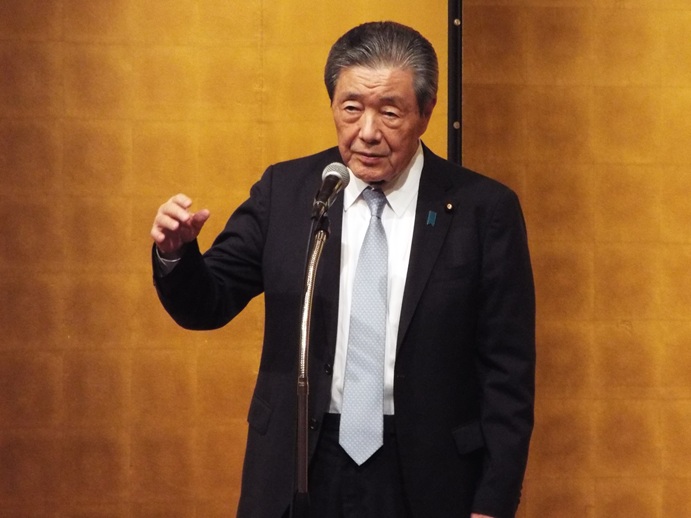 建設業協会加治木支部忘年会の写真