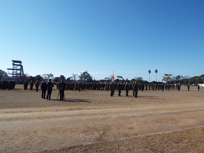 自衛隊国分駐屯地創立70周年及び第12普通科連隊創隊74周年記念観閲式の写真