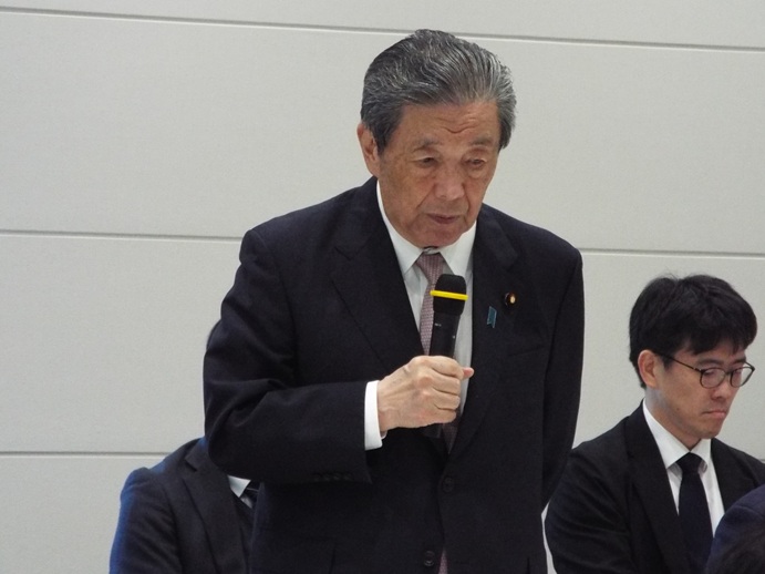 自民党畜酪対策委員会現地調査意見交換会の写真