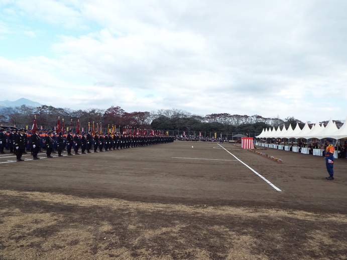 肝付町消防出初式の写真