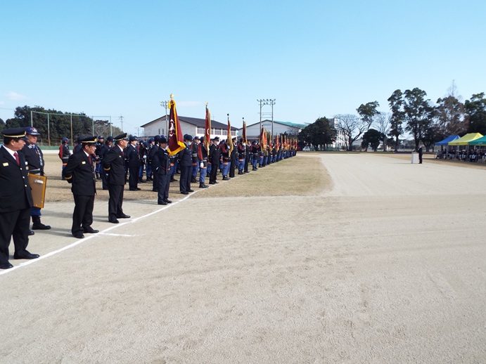 鹿屋市消防出初式の写真