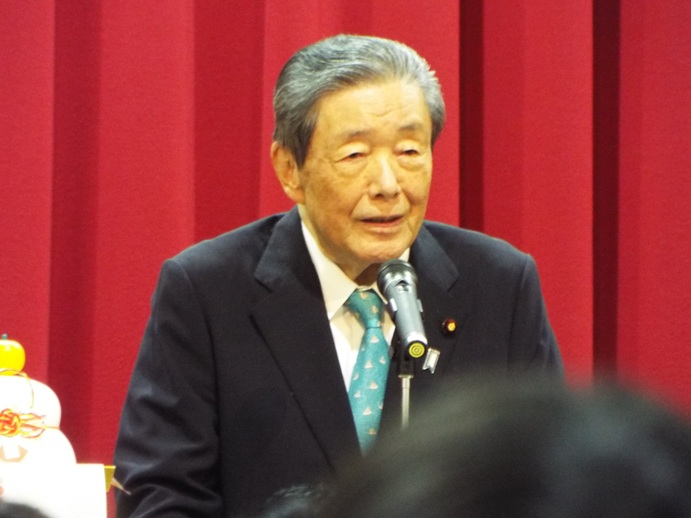 鹿児島県各農協連関連会社仕事始め式の写真