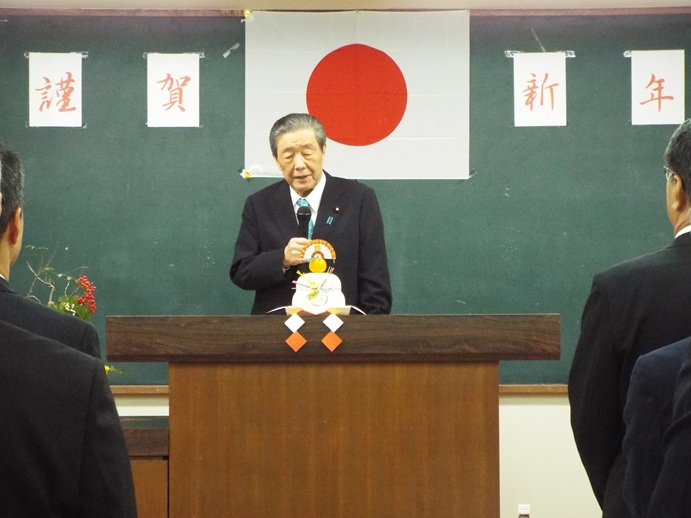 林業会館仕事始め式の写真