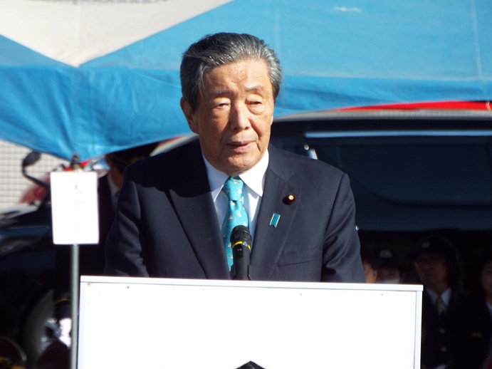 垂水市消防出初式の写真