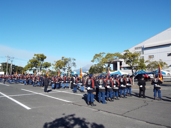 垂水市消防出初式の写真