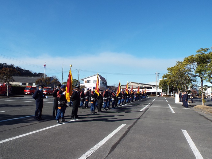 垂水市消防出初式の写真