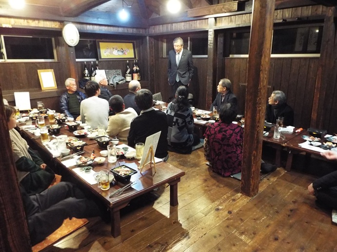 自民党串良支部役員会の写真