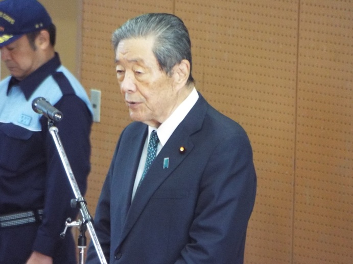 曽於市消防出初式の写真