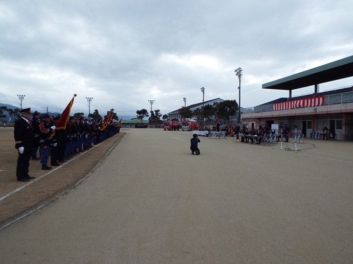 東串良町消防出初式の写真